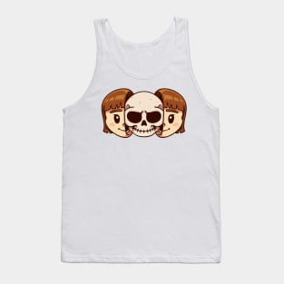 Skull And Girl Tank Top